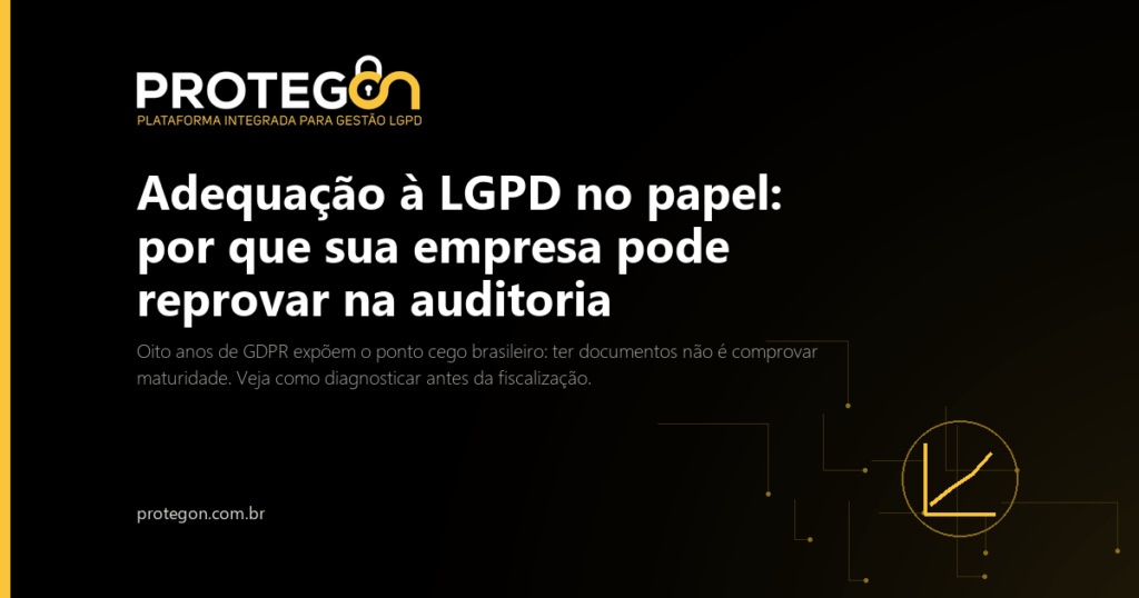 Adequação à LGPD no papel: por que sua empresa pode reprovar na auditoria